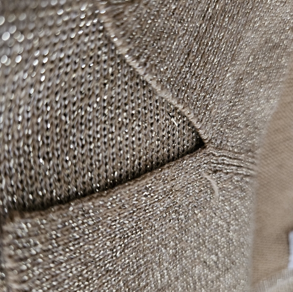 Vintage - Gold Threaded Epogee Cardigan Sweater - NWOT - Size L - Picture 4 of 9